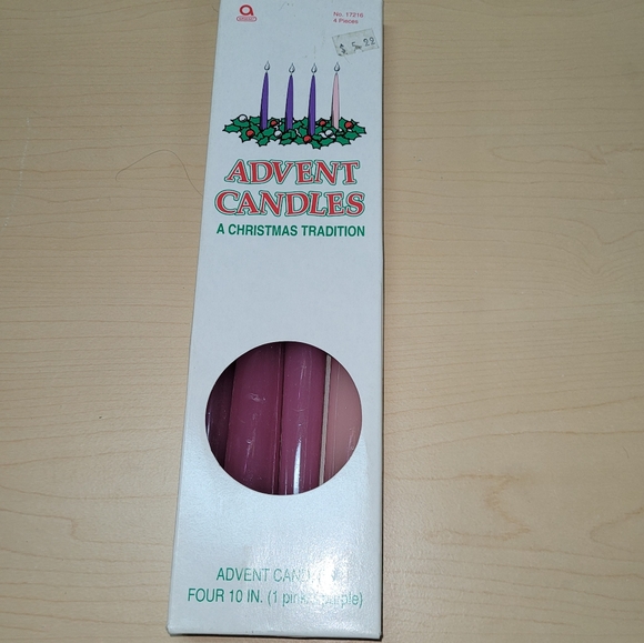 $5 ADD ON Advent candles A Christmas Tradition NWT in original box - Picture 2 of 5